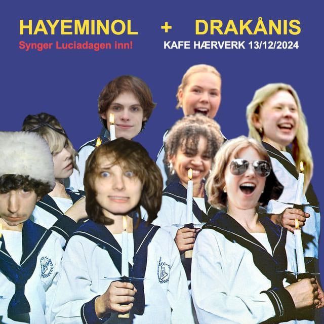 Hayeminol + Drak\u00e5nis \/\/ Kaf\u00e9 H\u00e6rverk 