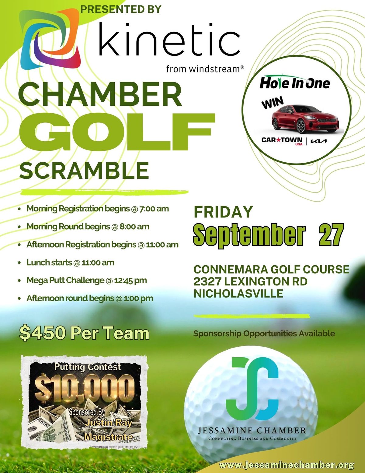 Jessamine Chamber Golf Scramble