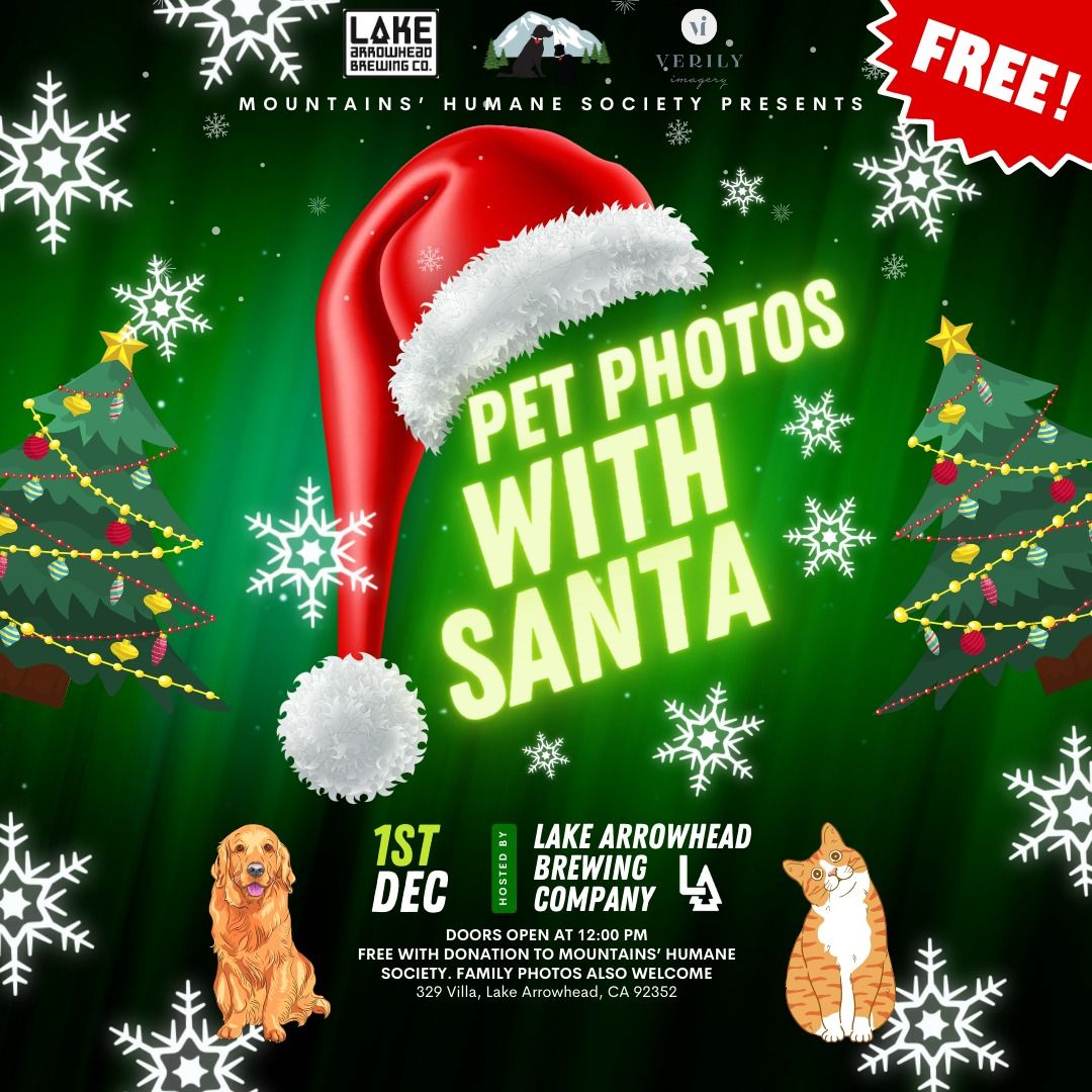 Free! Pet Photos w\/ Santa