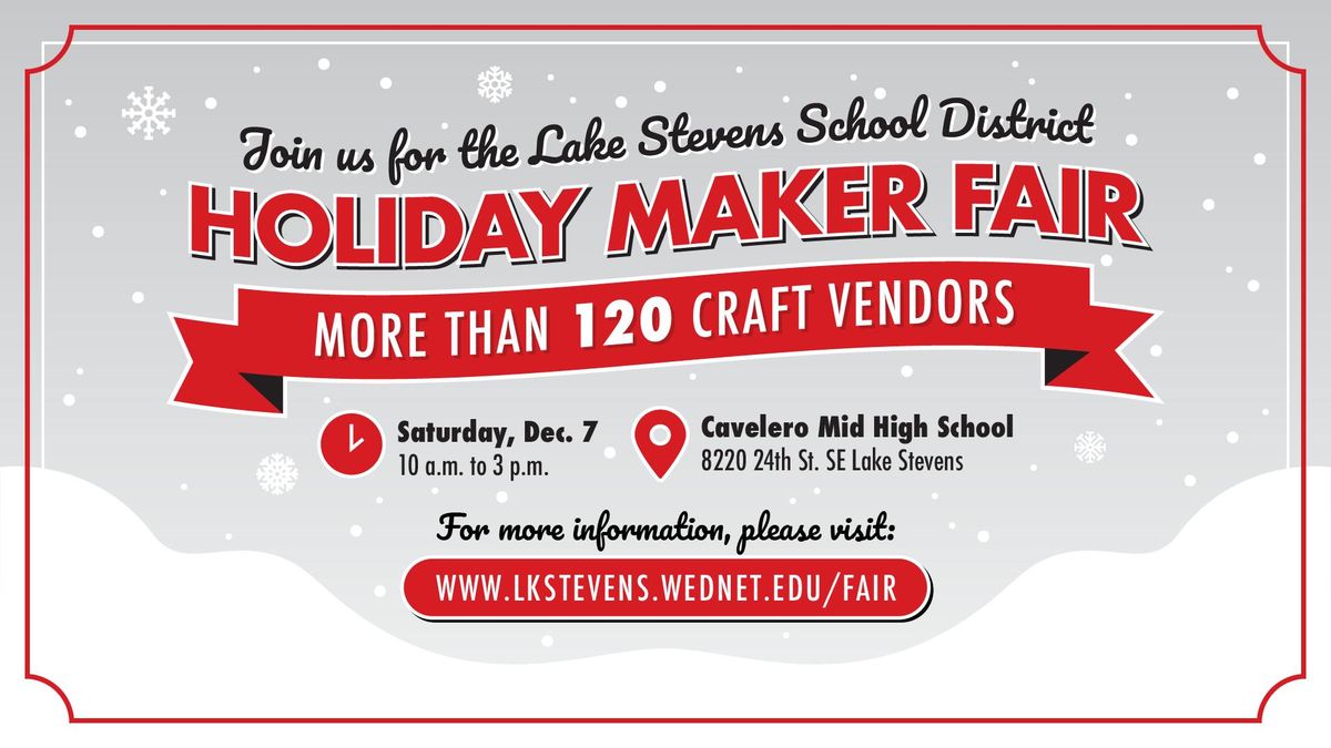 Lake Stevens School District Holiday Maker Fair