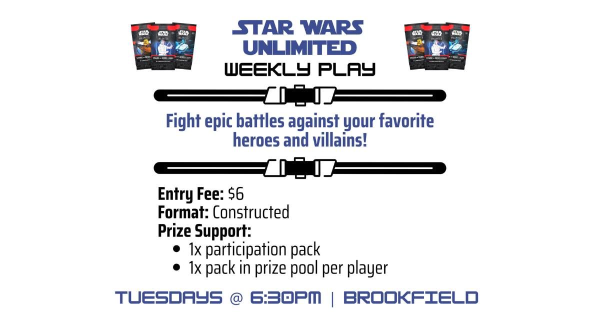 Star Wars Unlimited Weekly Play