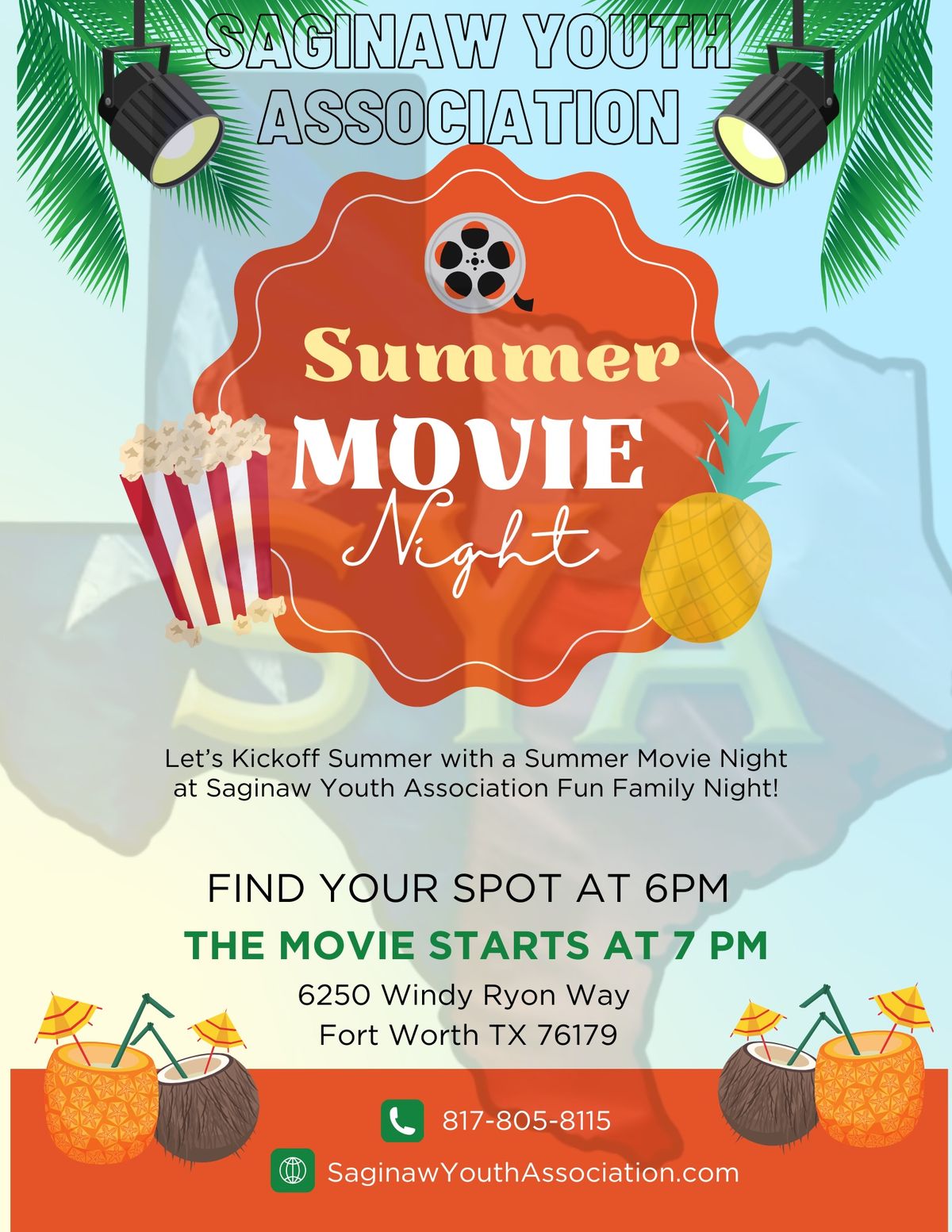 SYA Summer Kickoff Movie Night 