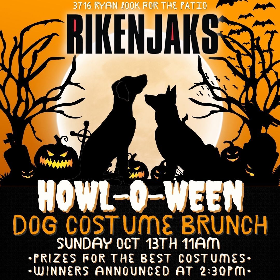 Howl-o-week Dog Costume Brunch at Rikenjaks