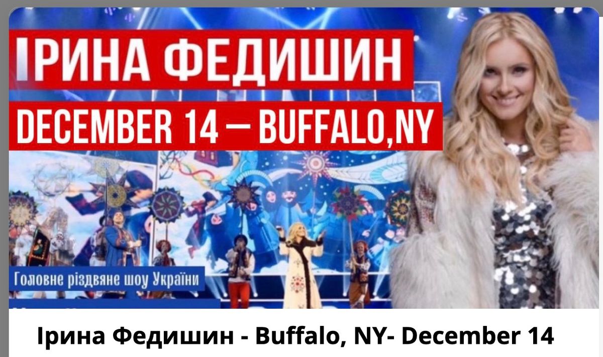 NEW DATE: Iryna Fedyshyn Concert - Ukraine is Caroling 