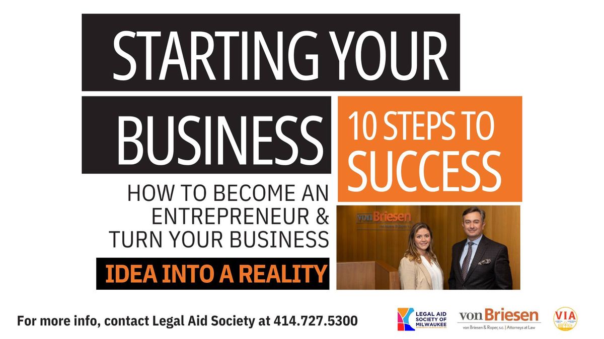 Starting your Business - 10 steps to success