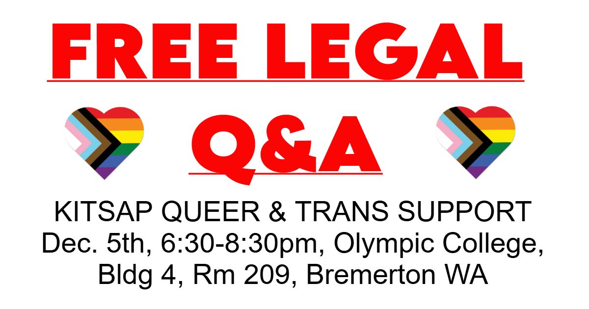 Free Legal Aid For Queer & Trans Community