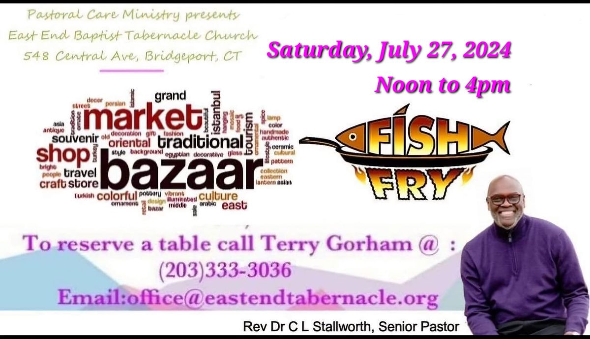 Fish Fry and Merchandise Bazaar