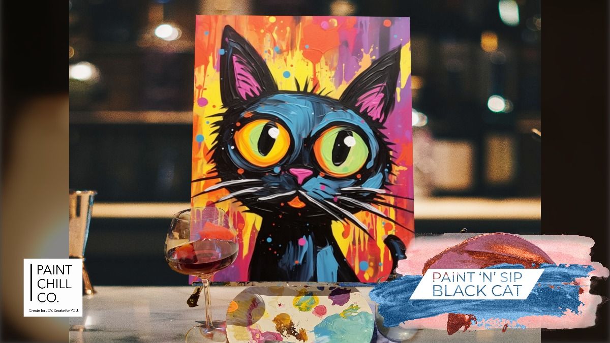 Portsmouth Paint 'n' Sip - "Spooky Kitty"