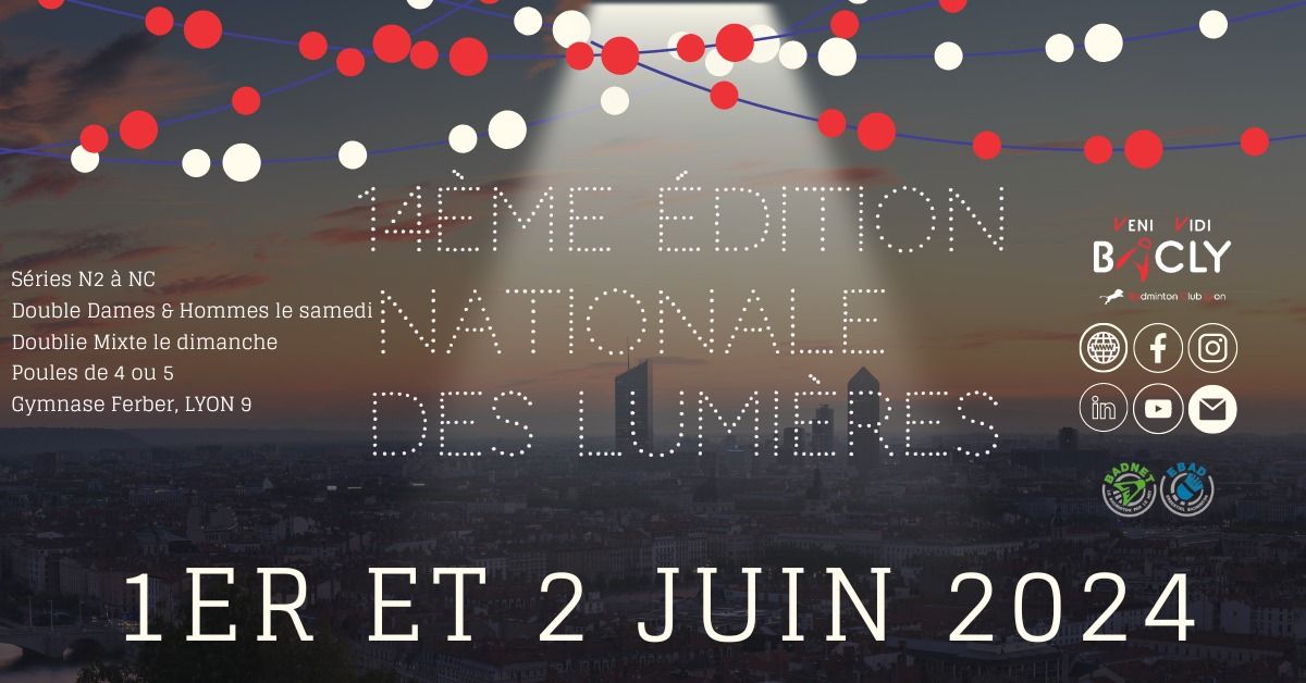 14\u00e8me \u00e9dition Nationale des Lumi\u00e8res "EcoBad" de Lyon