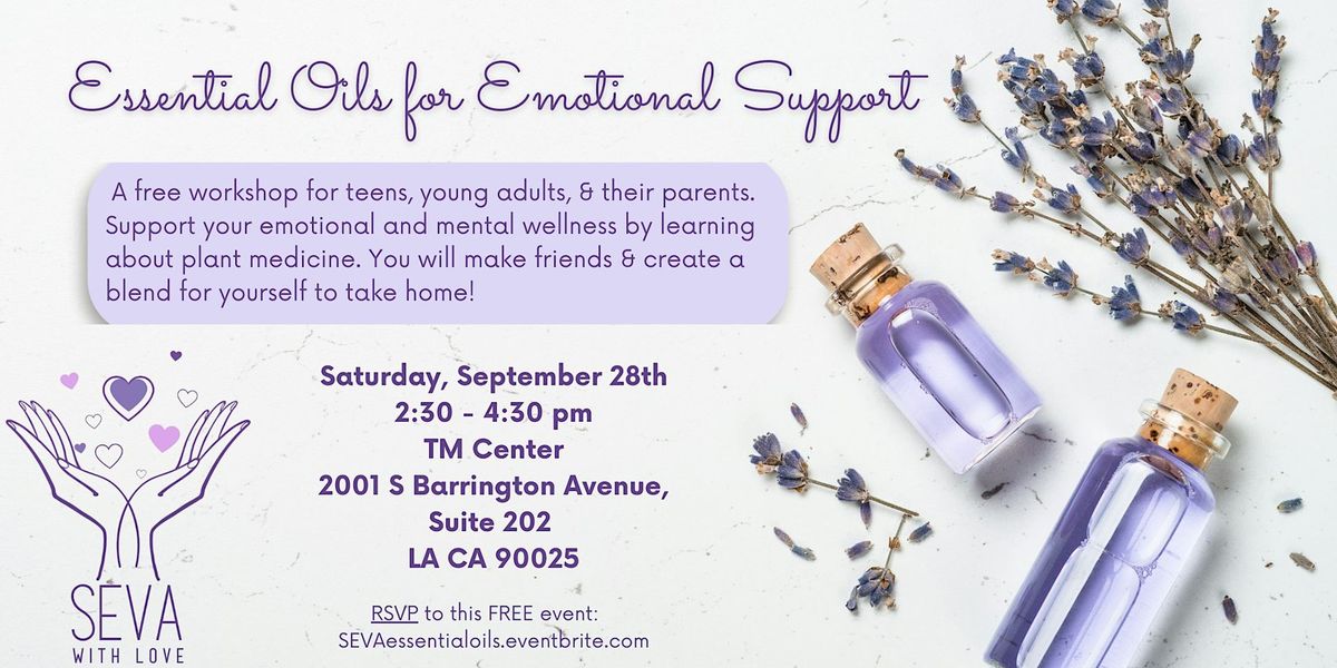 Essential Oils Workshop for Teens, Young Adults, & Parents