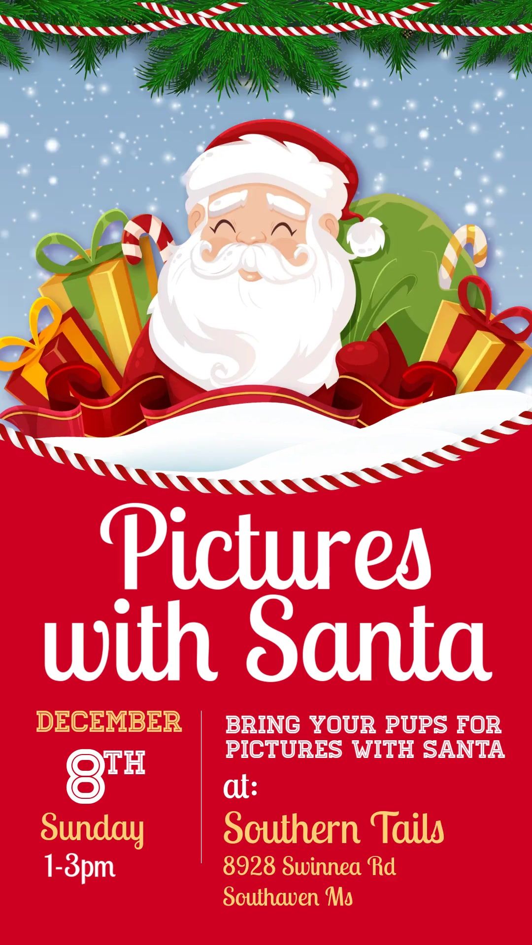 Pup Pics with Santa