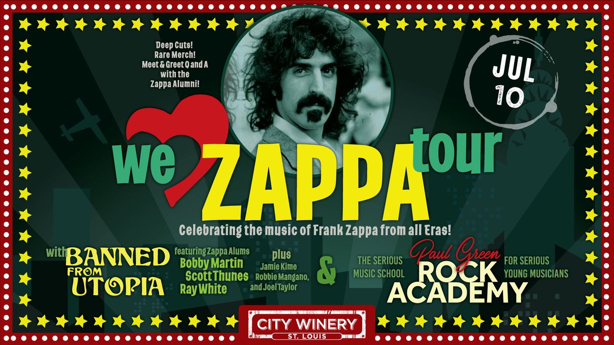 Zappa Alumni: Banned from Utopia at City Winery STL
