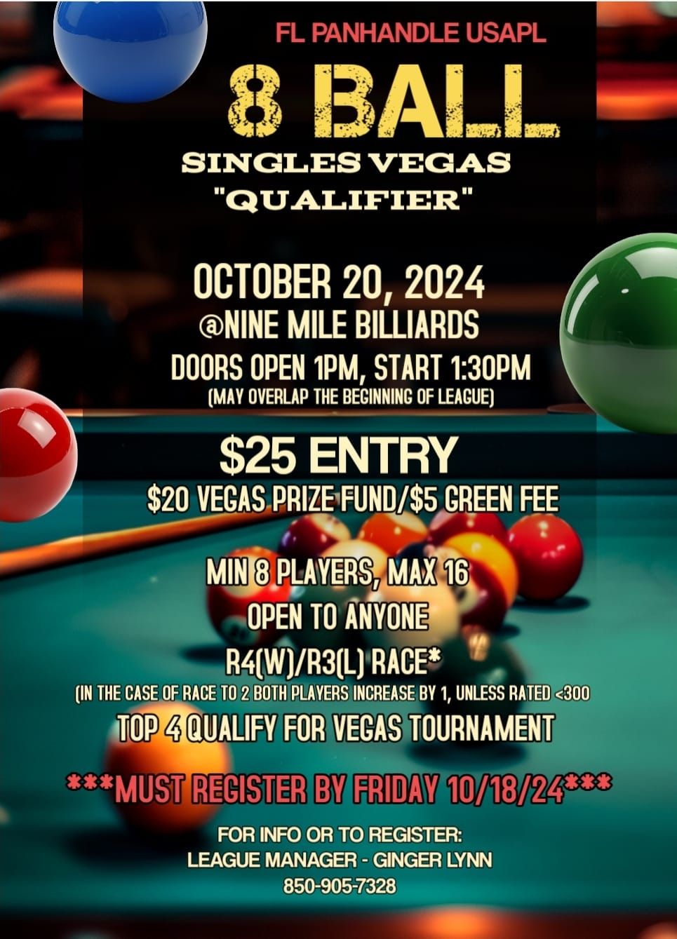 8 Ball Qualifier