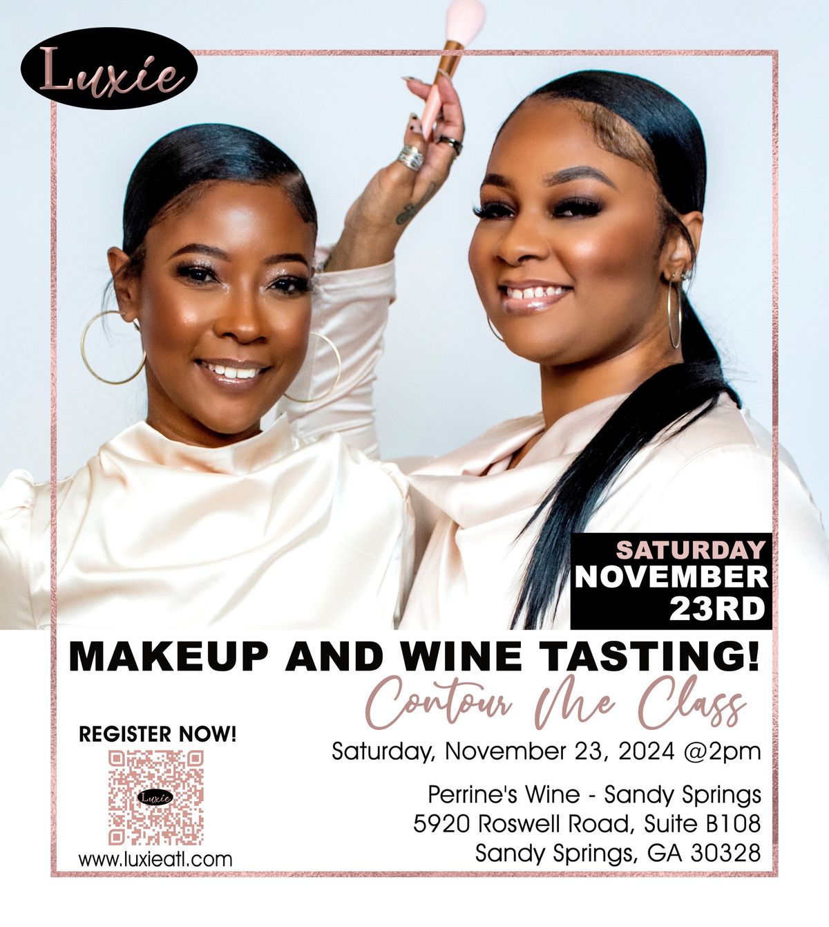 Makeup and Wine Tasting: Contour Me!