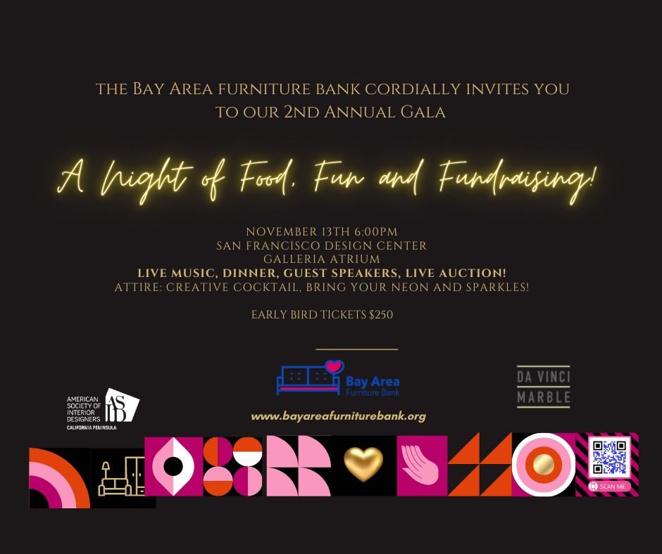 Bay Area Furniture Bank's 2nd Annual Fundraiser Gala