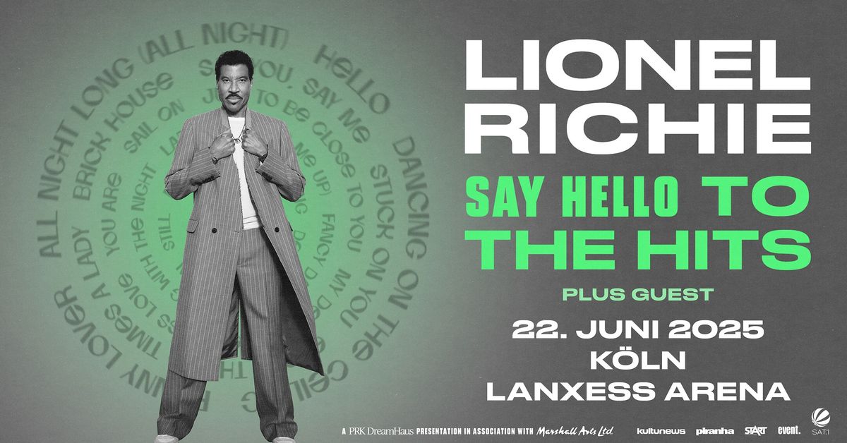 Lionel Richie - Say Hello To The Hits Tour 2025 | K\u00f6ln