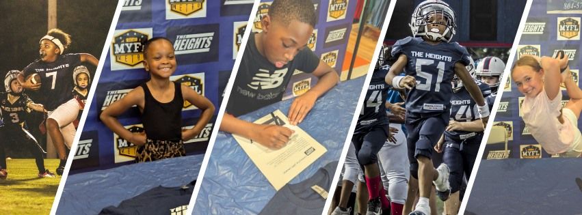 The Heights Youth Football and Cheer Early Bird Signing Day at Dick's Sporting Goods