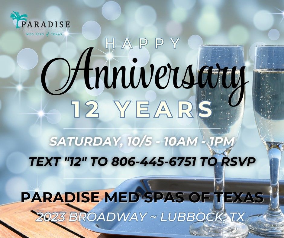 Celebrating 12 Years of Paradise!! \ud83e\udd73