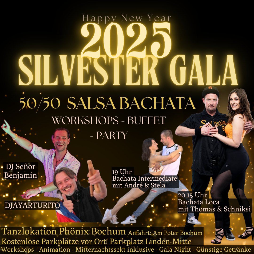 2024\/25  SILVESTER GALA - Salsa Bachata - mit Thomas & Schniksi