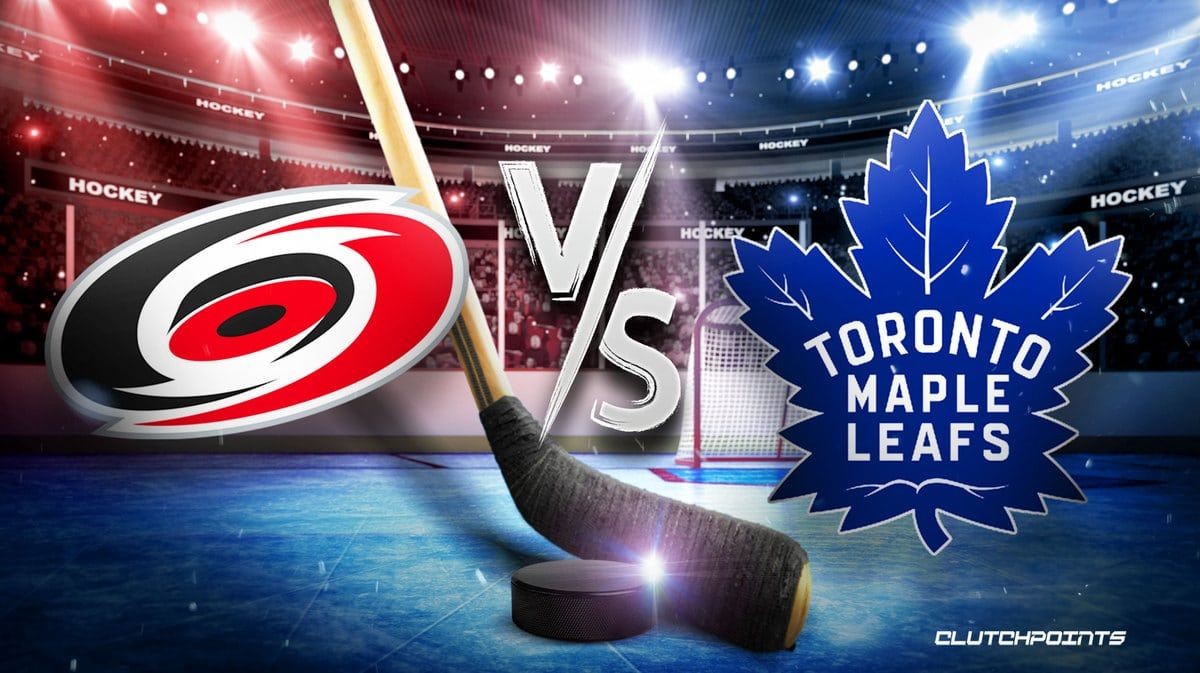 Carolina Hurricanes at Toronto Maple Leafs at Scotiabank Arena
