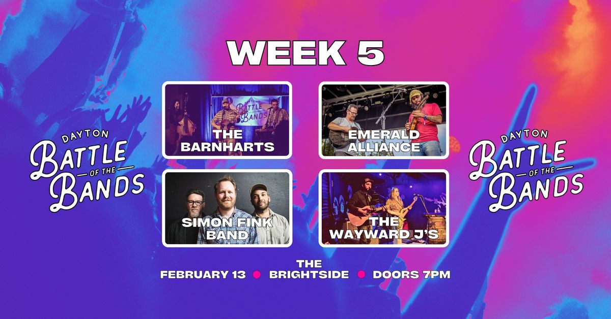 Dayton Battle of the Bands - WEEK 5 (Americana \/ Bluegrass \/ Folk) 