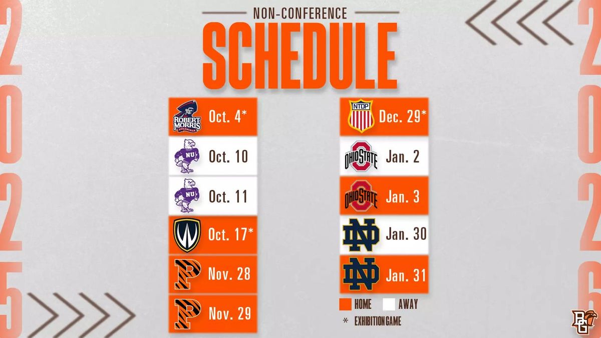 Windsor Lancers at Bowling Green State Falcons Mens Hockey (Exhibition)
