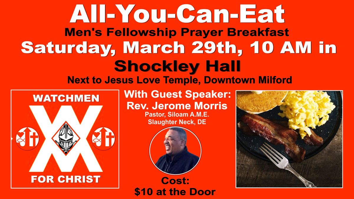 All-You-Can Eat Men's Prayer Breakfast with Rev. Jerome Morris