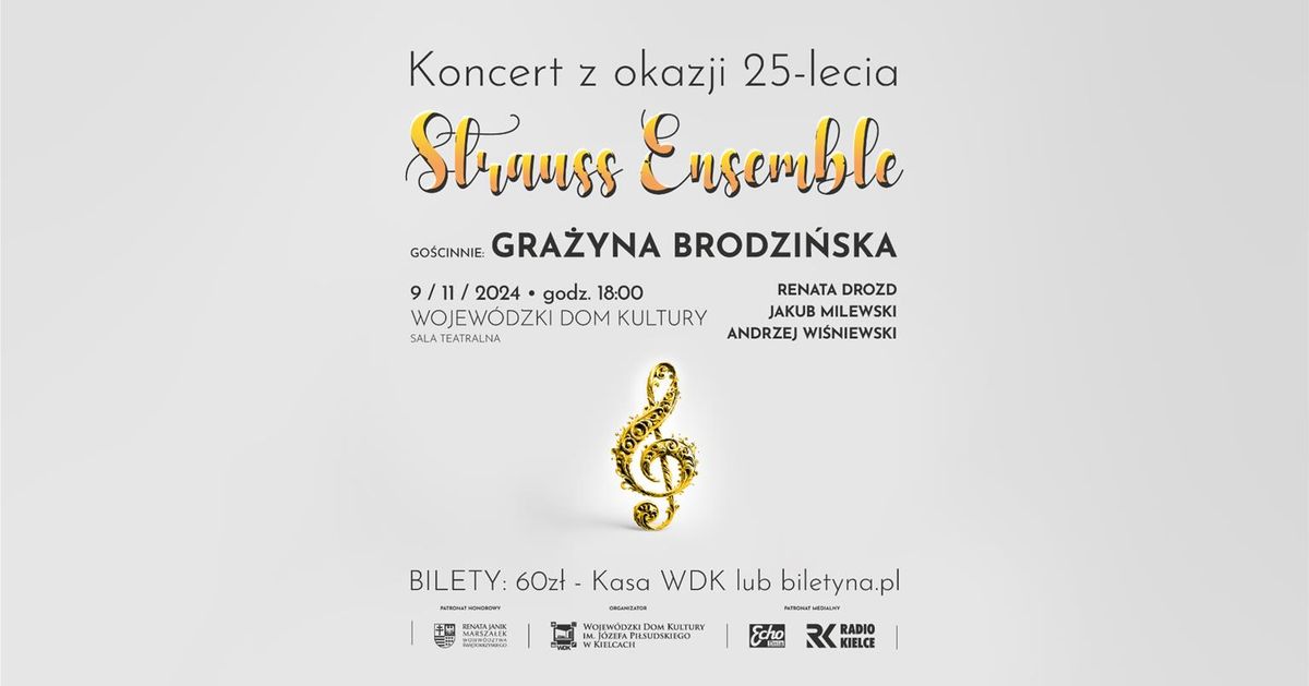 Kielce: 25-lecie zespo\u0142u Strauss Ensemble