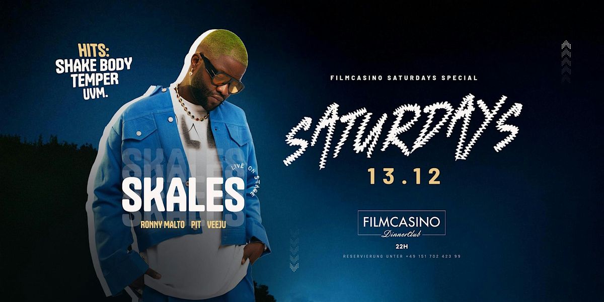 SA.13.12. | FILMCASINO SATURDAYS SPECIAL w\/ SKALES LIVE