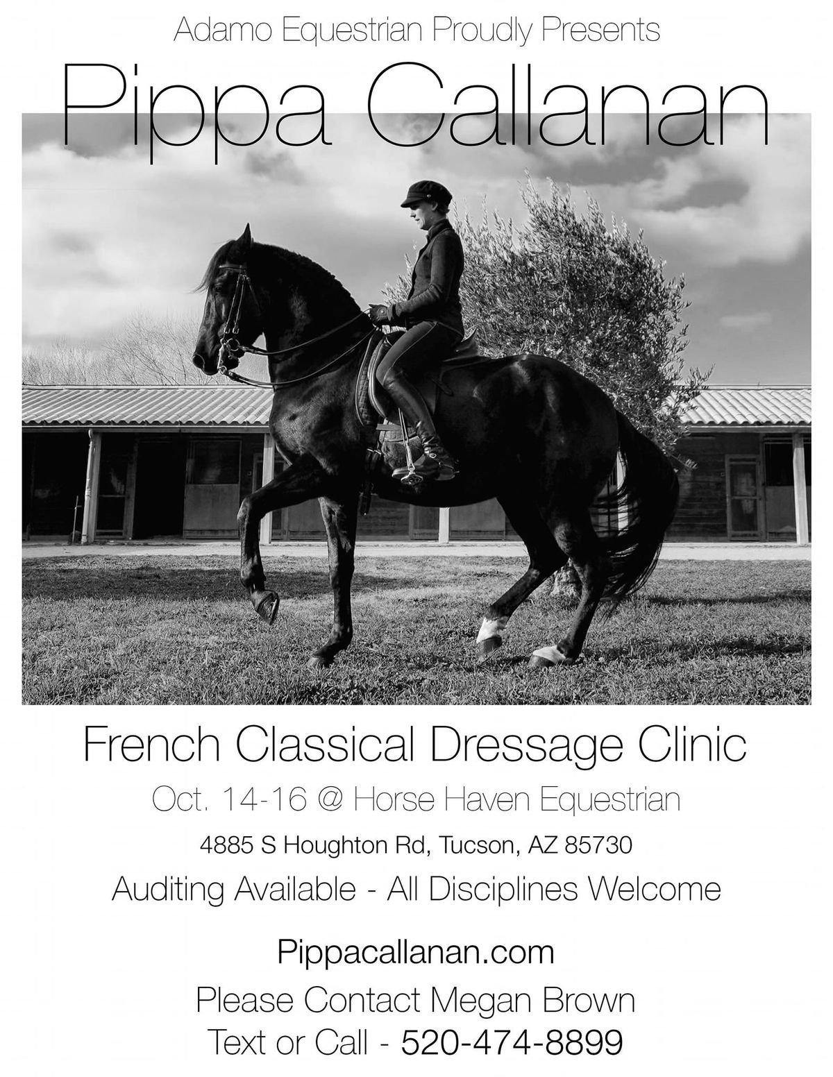 Pippa Callanan French Classical Dressage Clinic