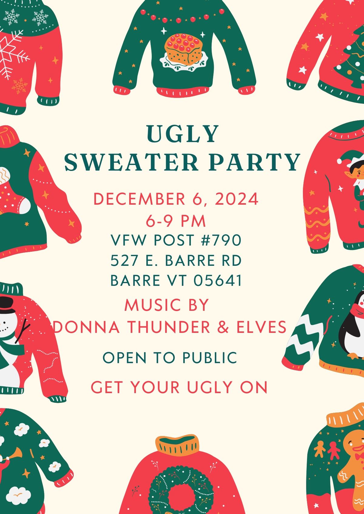 Ugly Sweater Party