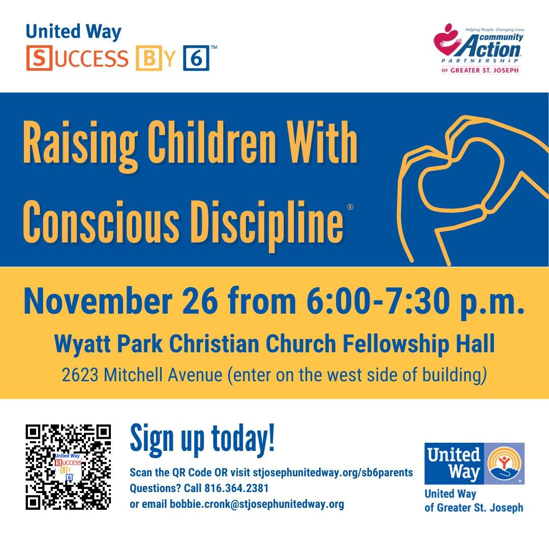 Raising Children with Conscious Discipline - November Session