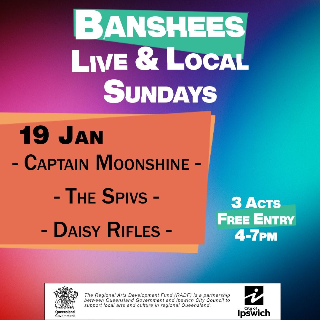 Live & Local: The Spivs, Daisy Rifles, Captain Moonshine