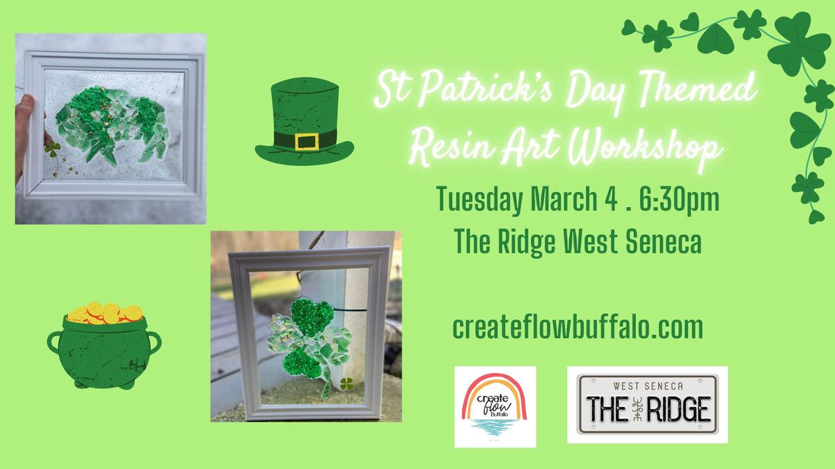 Resin Art Workshop: St Patrick's Day Designs