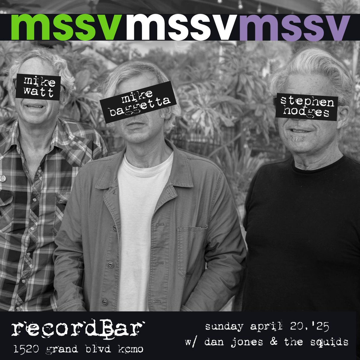 mssv, dan jones & the squids @ recordBar