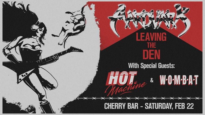 Aardvark @ Cherry Bar w\/ Hot Machine and W.O.M.B.A.T