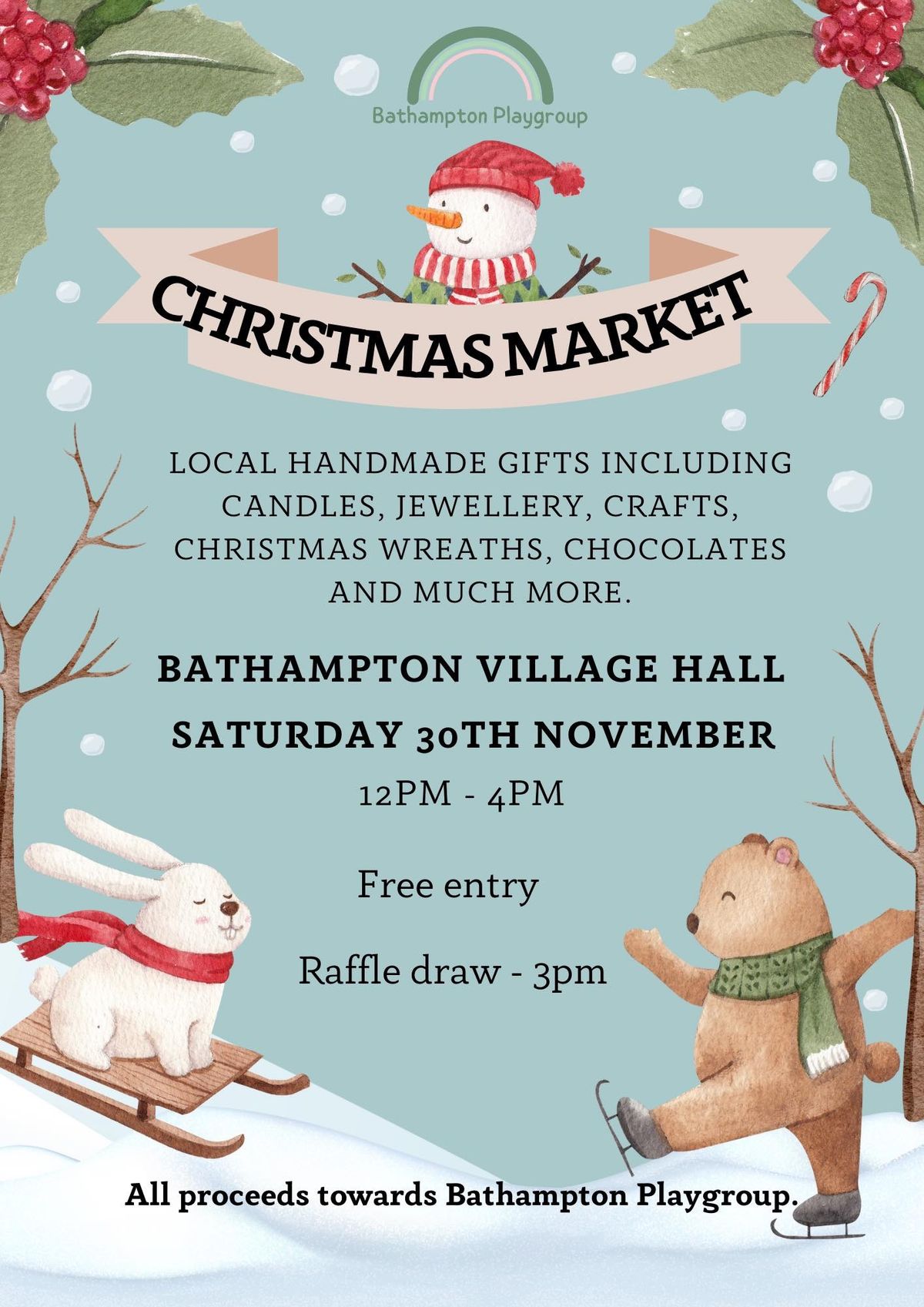 Bathampton Christmas market 