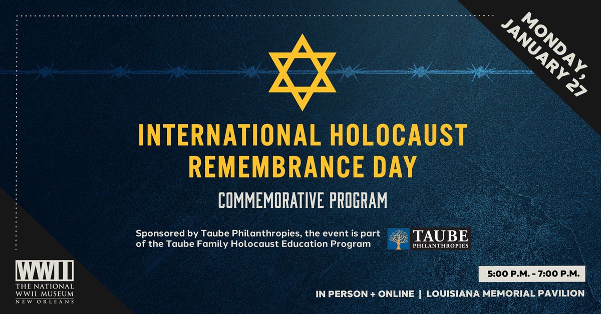 International Holocaust Remembrance Day Commemorative Program