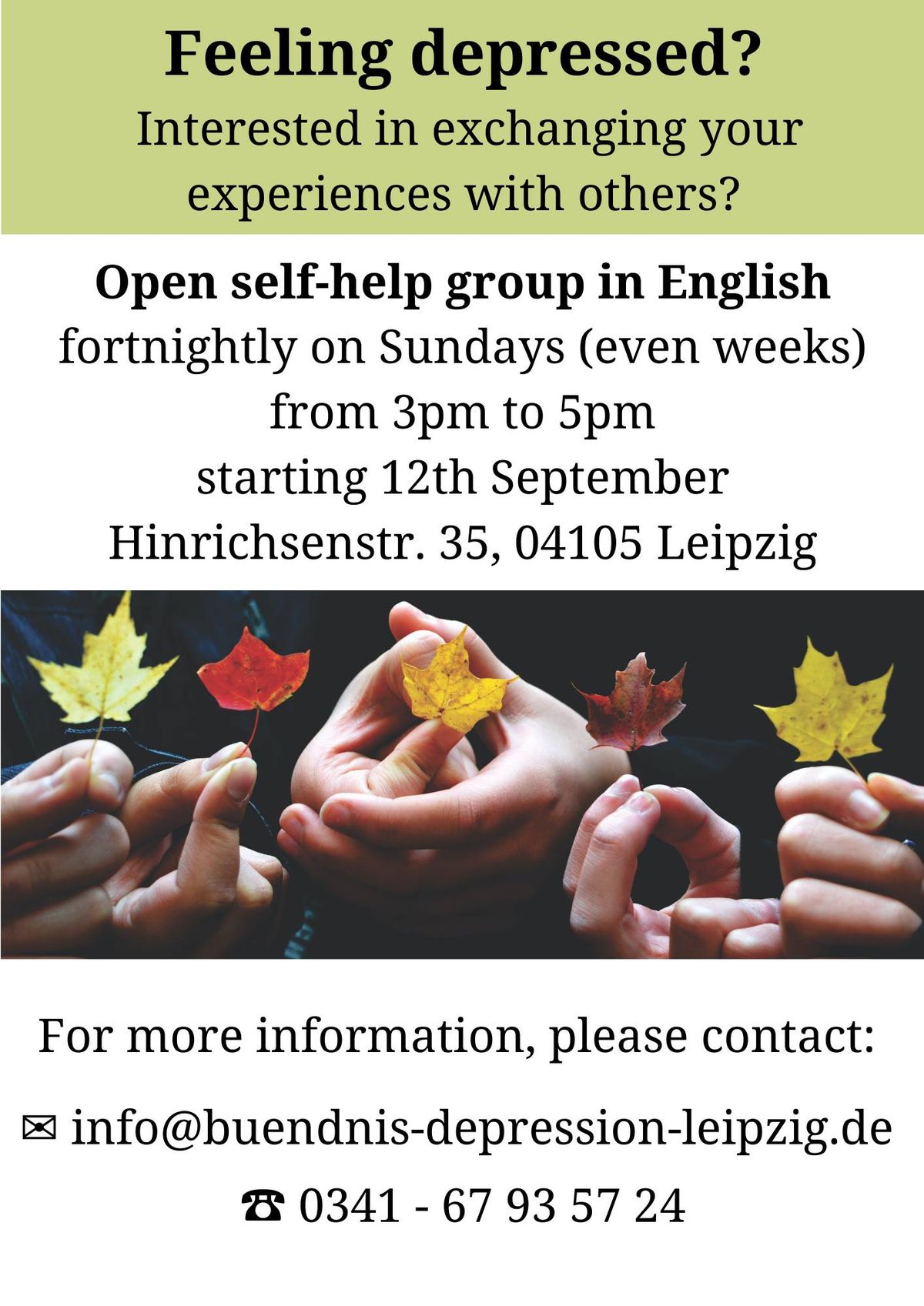 Open self-help group in English