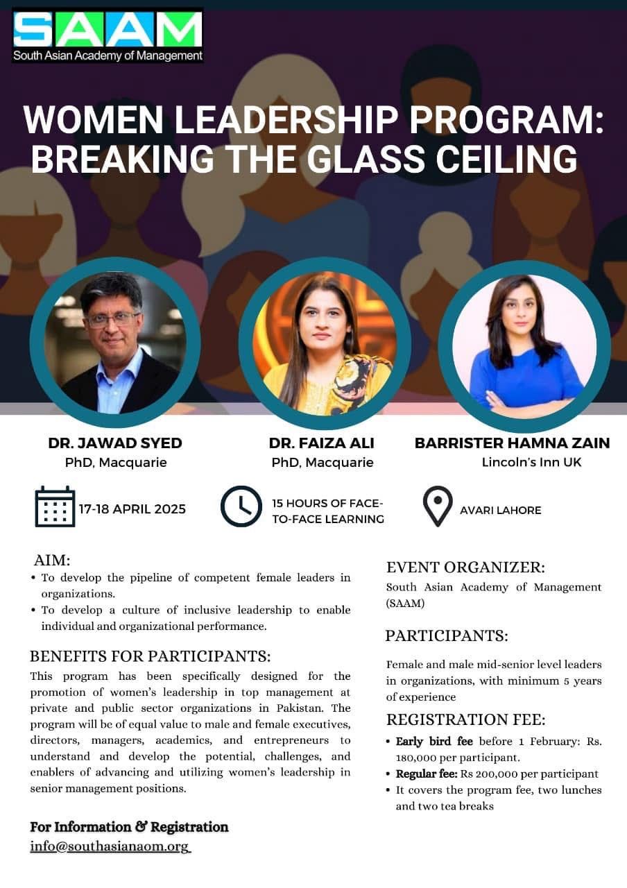 Women Leadership Program: Breaking the Glass Ceiling