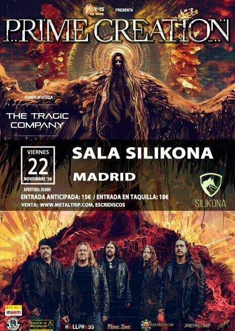 Prime Creation + The Tragic Company en Sala Silikona (Madrid)