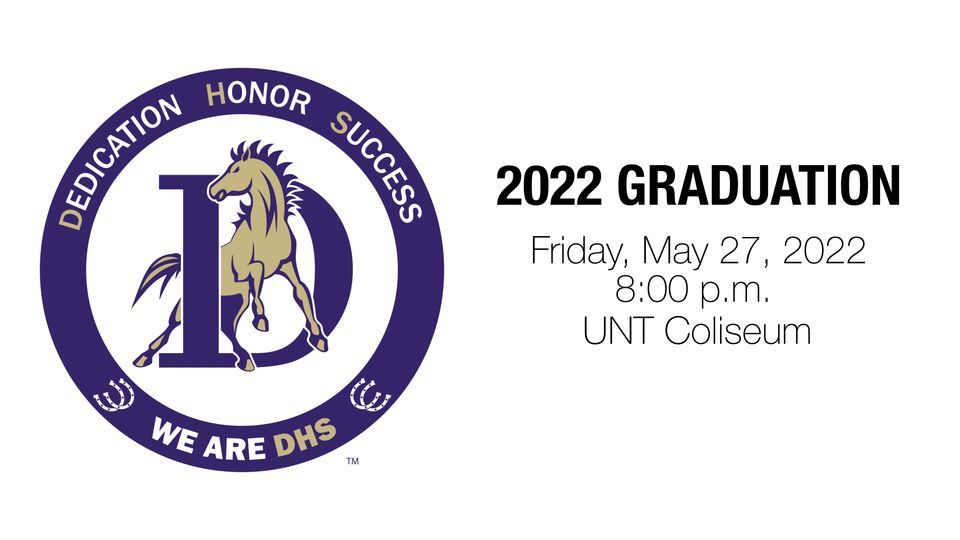 2022 Denton High Graduation, UNT Coliseum, Denton, 27 May 2022