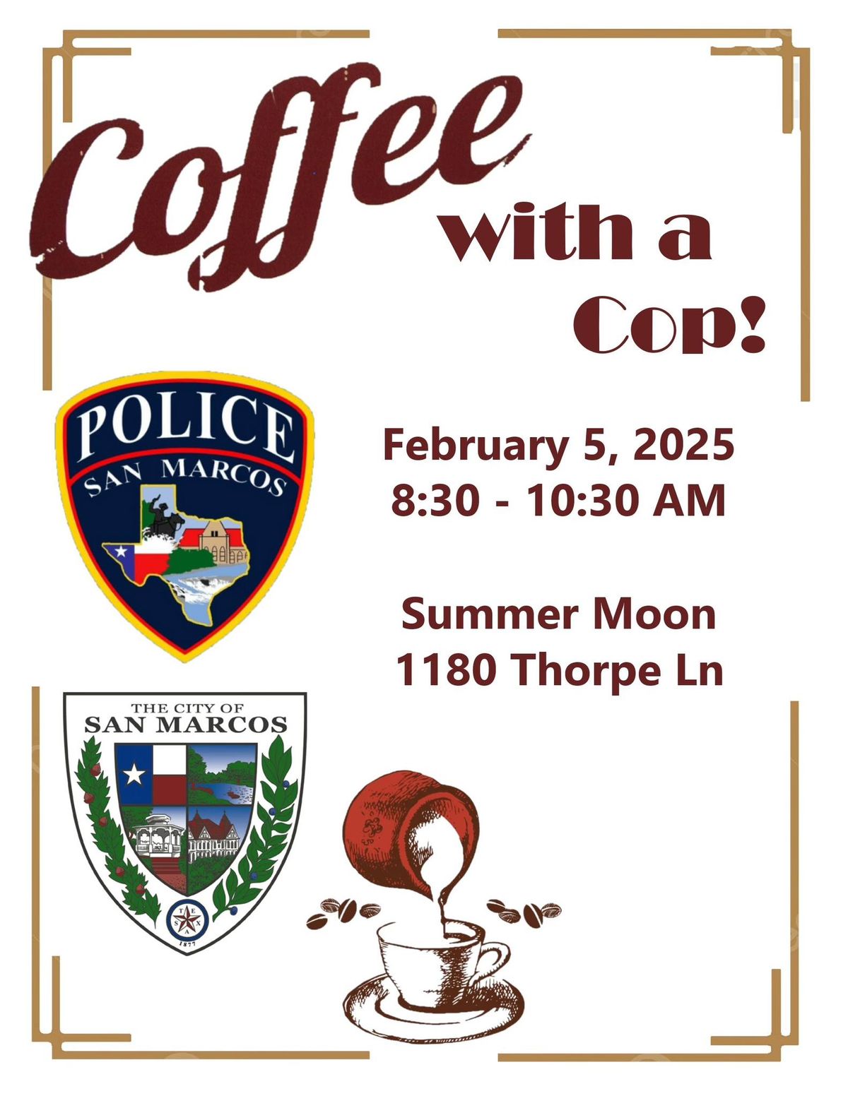 Coffee with a Cop