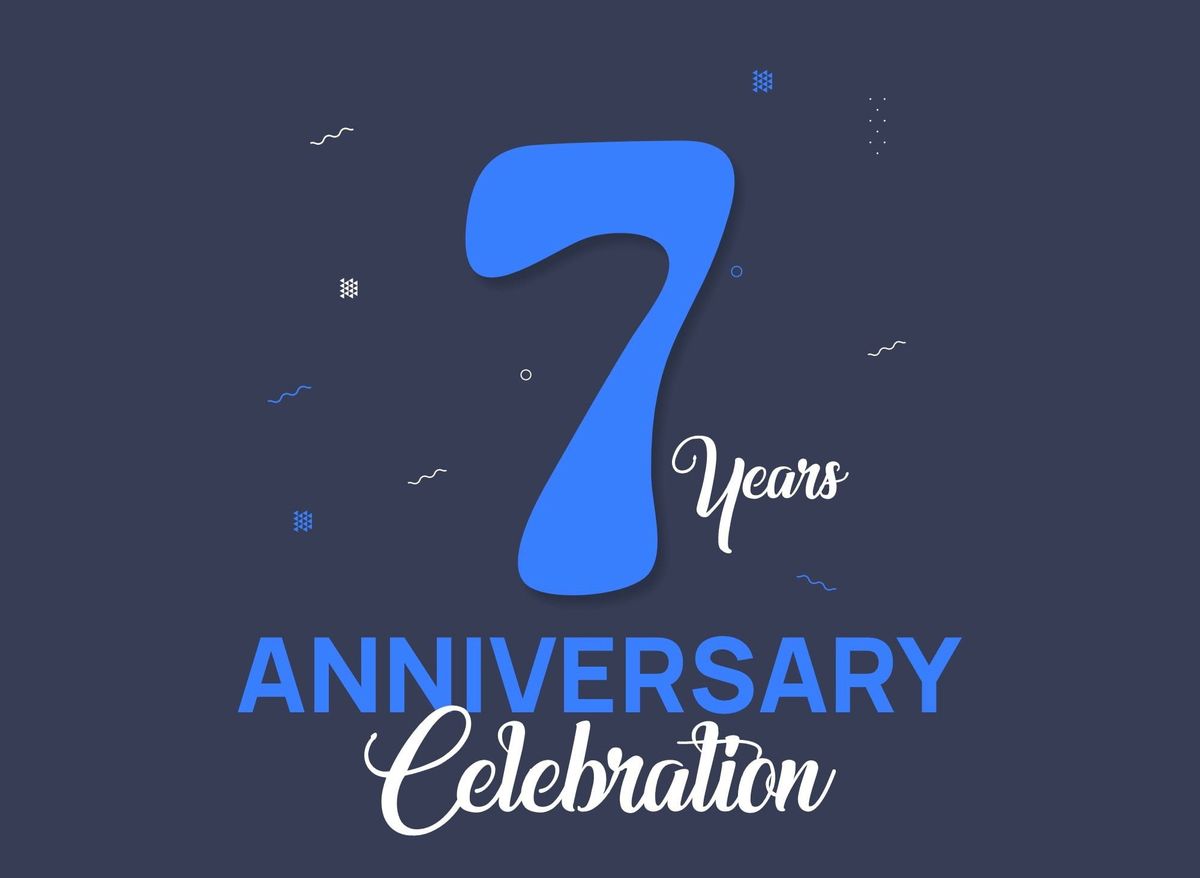 Celebrating 7 Years in Business 