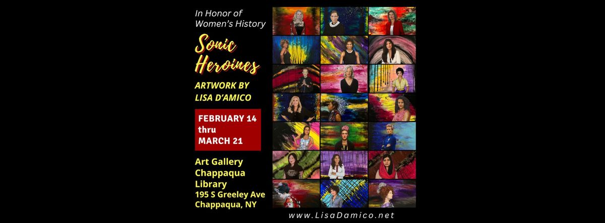 Sonic Heroines Exhibit - Chappaqua Library