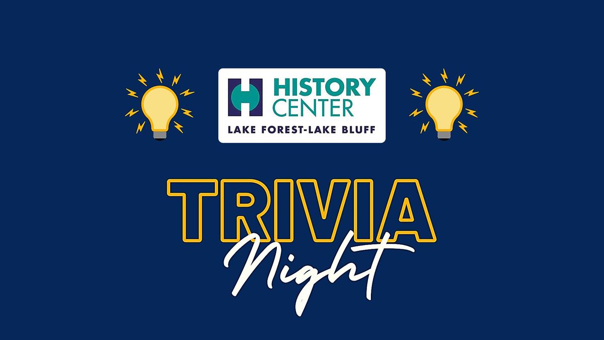 Trivia Night at the History Center!