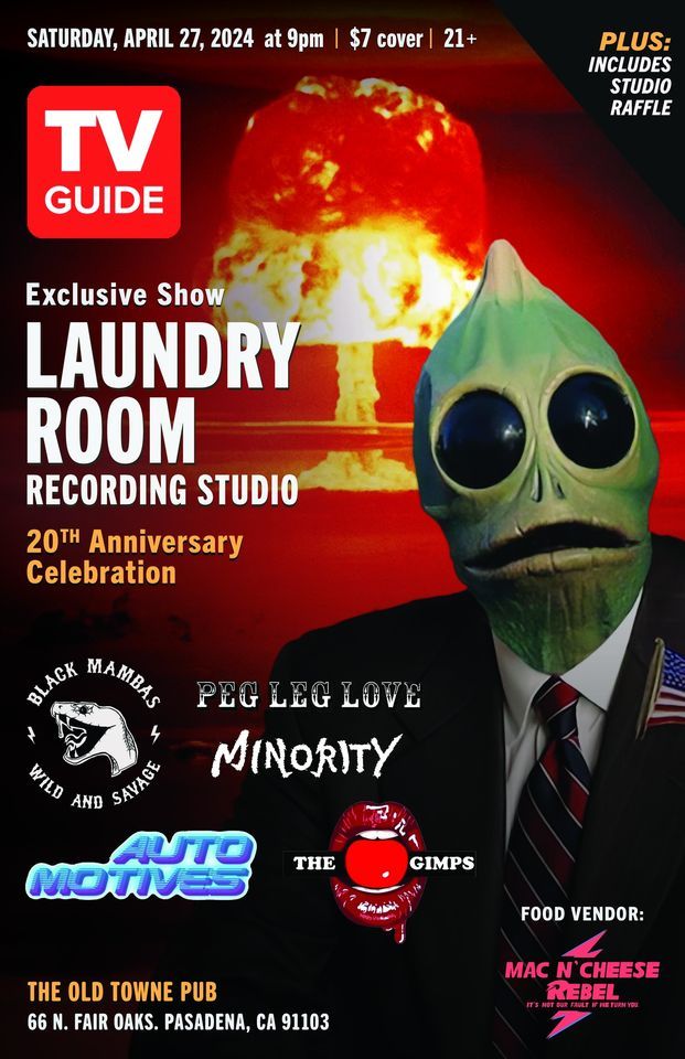 Laundry Room Recording Studio 20th Anniversary Party