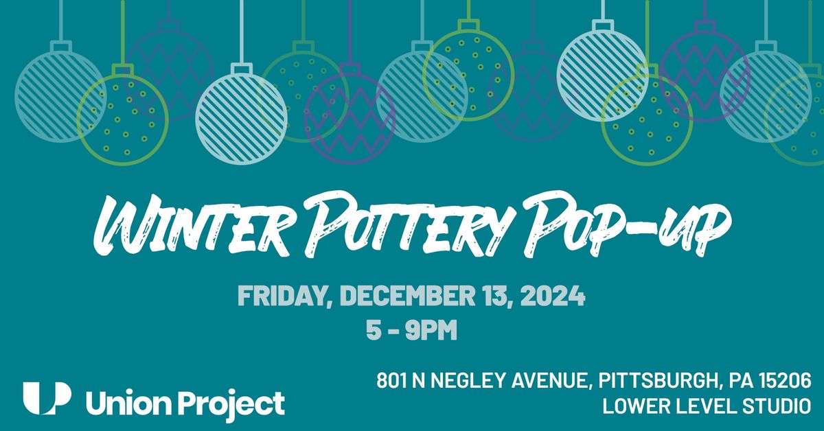 Winter Pottery Pop-Up