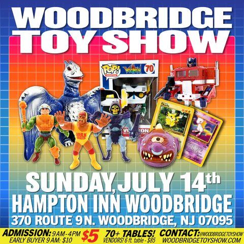 Woodbridge Toy Show 9\/29 - Woodbridge NJ Vintage & Collectible Toys Action Figures Diecast FUNKO POP