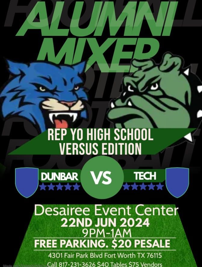 Rep Yo High School Versus Edition Dunbar Wildcats vs Trimble Tech Bulldogs 